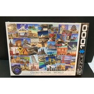 NEW Puzzle Globetrotter World 1000 Pc USA Landmarks Photography EuroGraphics